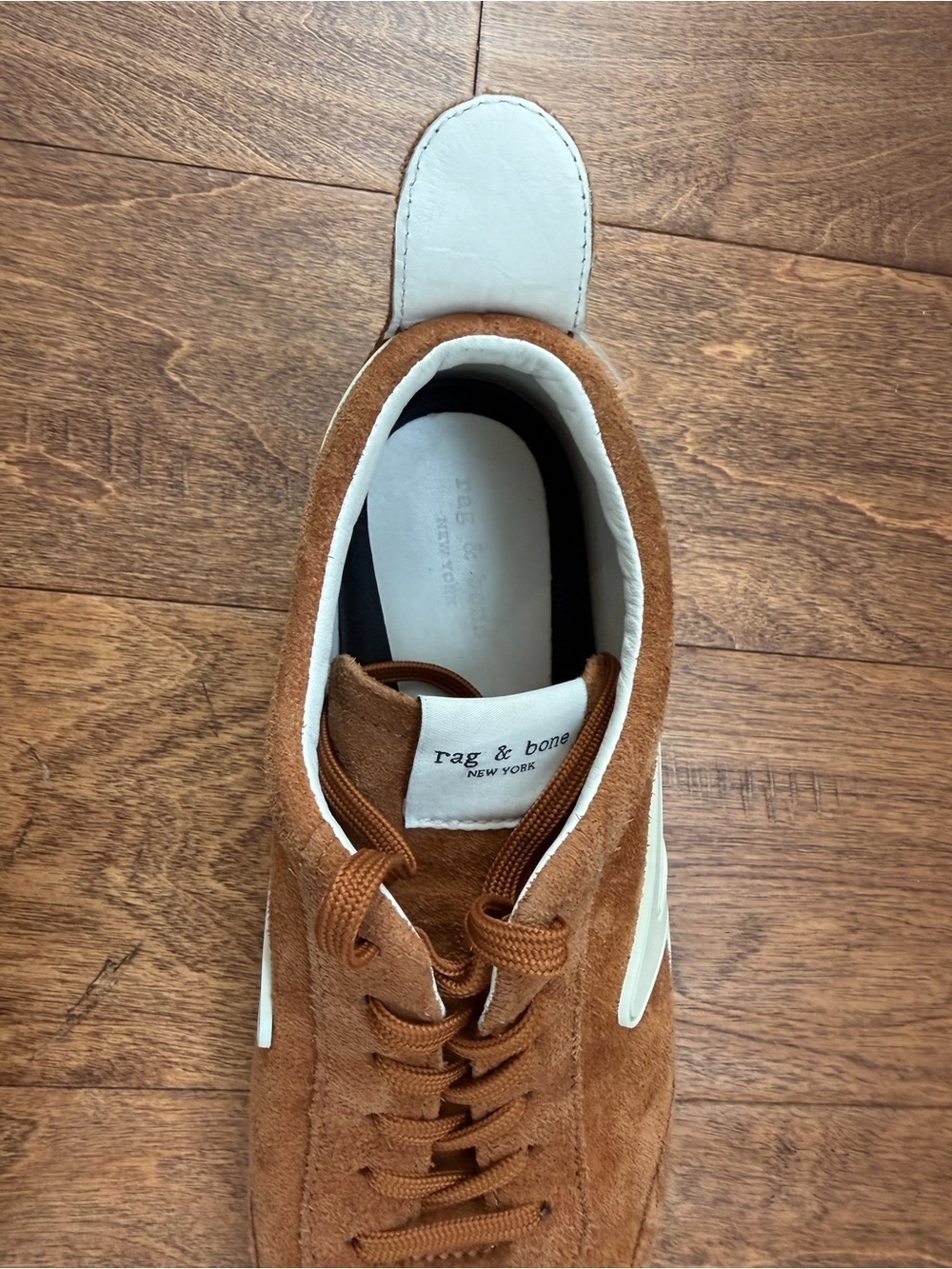 🏷️💚🔥rag & bone - Brown Suede Low-Top Sneakers - 9 - Picture 4 of 6